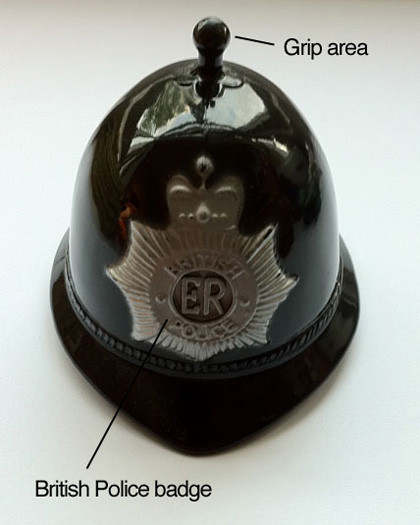 British Police Helmet Bell Pencil Sharpener